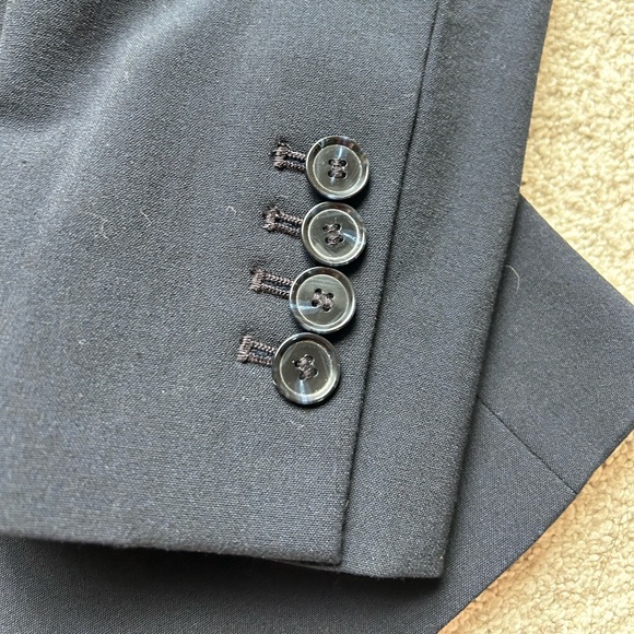 NWT navy blue Ann Taylor Factory 4P suiting jacket - Picture 6 of 7